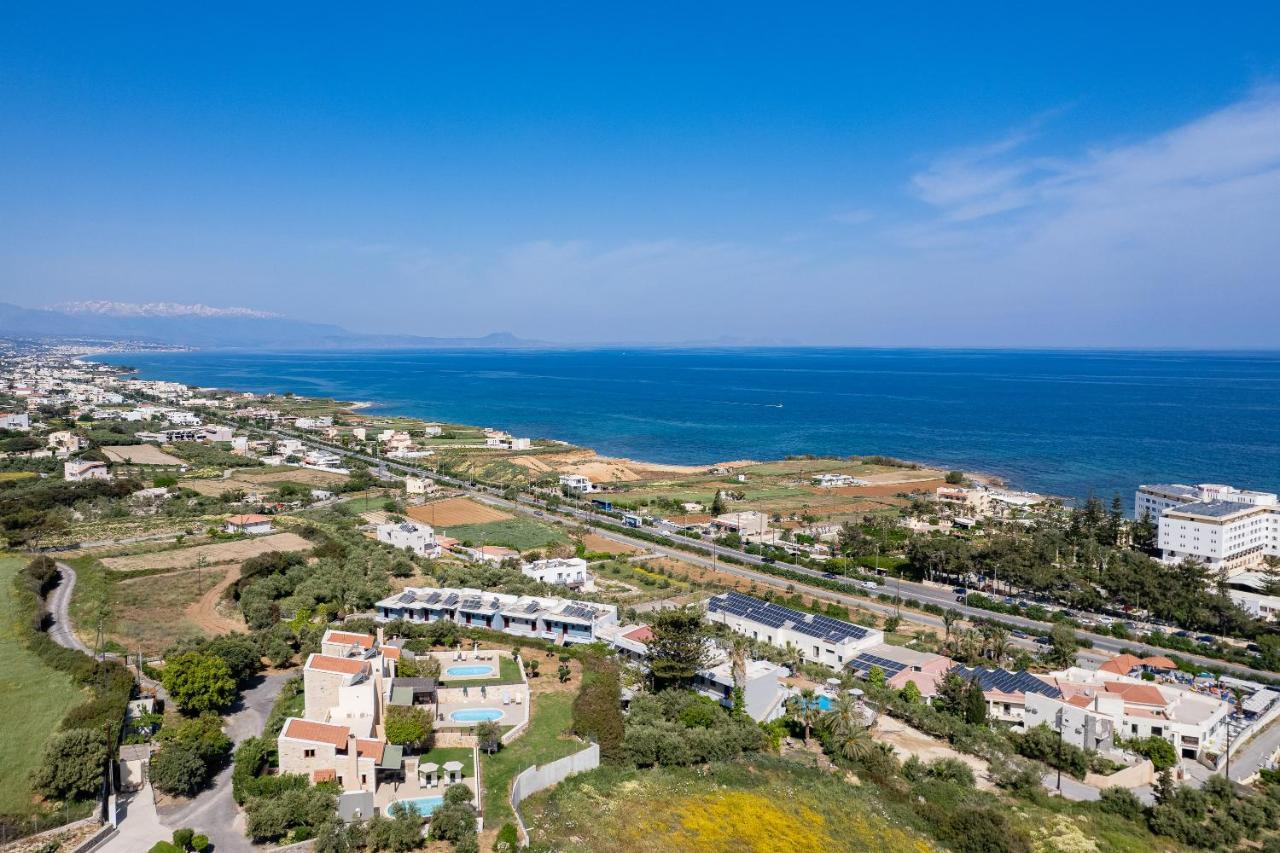 Stavromenos Villas - Private Pools & Seaview - 500M From Beach Luaran gambar