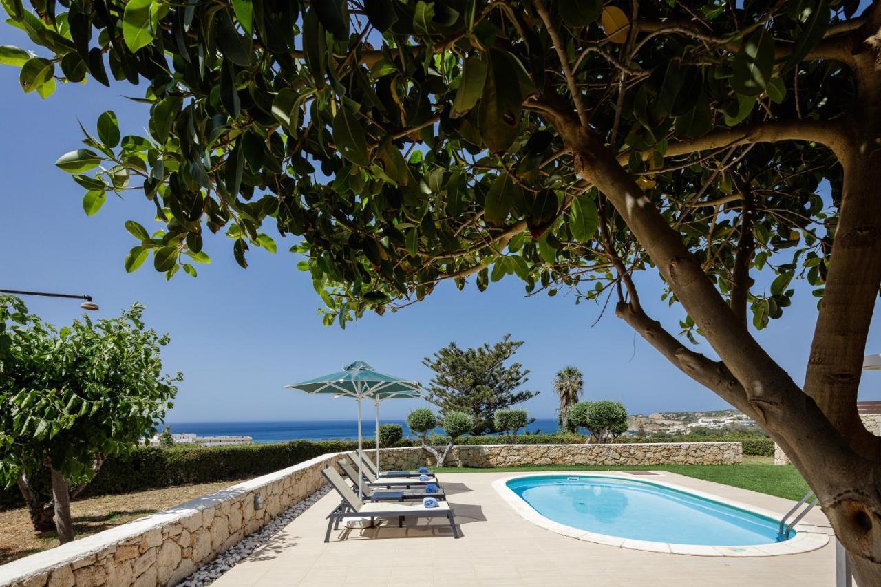 Stavromenos Villas - Private Pools & Seaview - 500M From Beach Luaran gambar