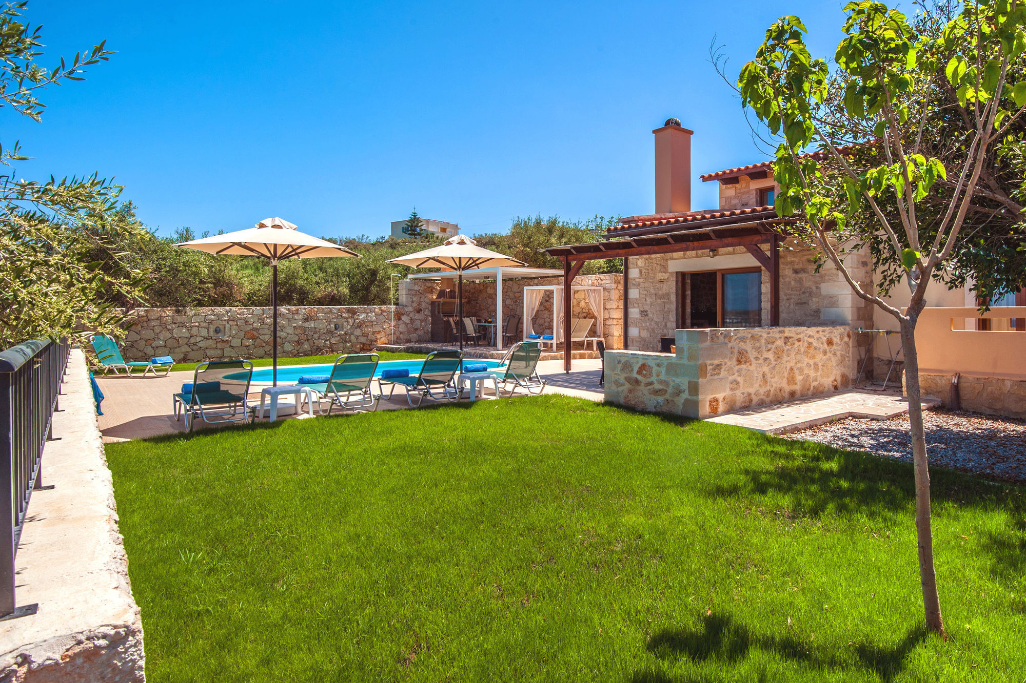 Stavromenos Villas - Private Pools & Seaview - 500M From Beach Luaran gambar